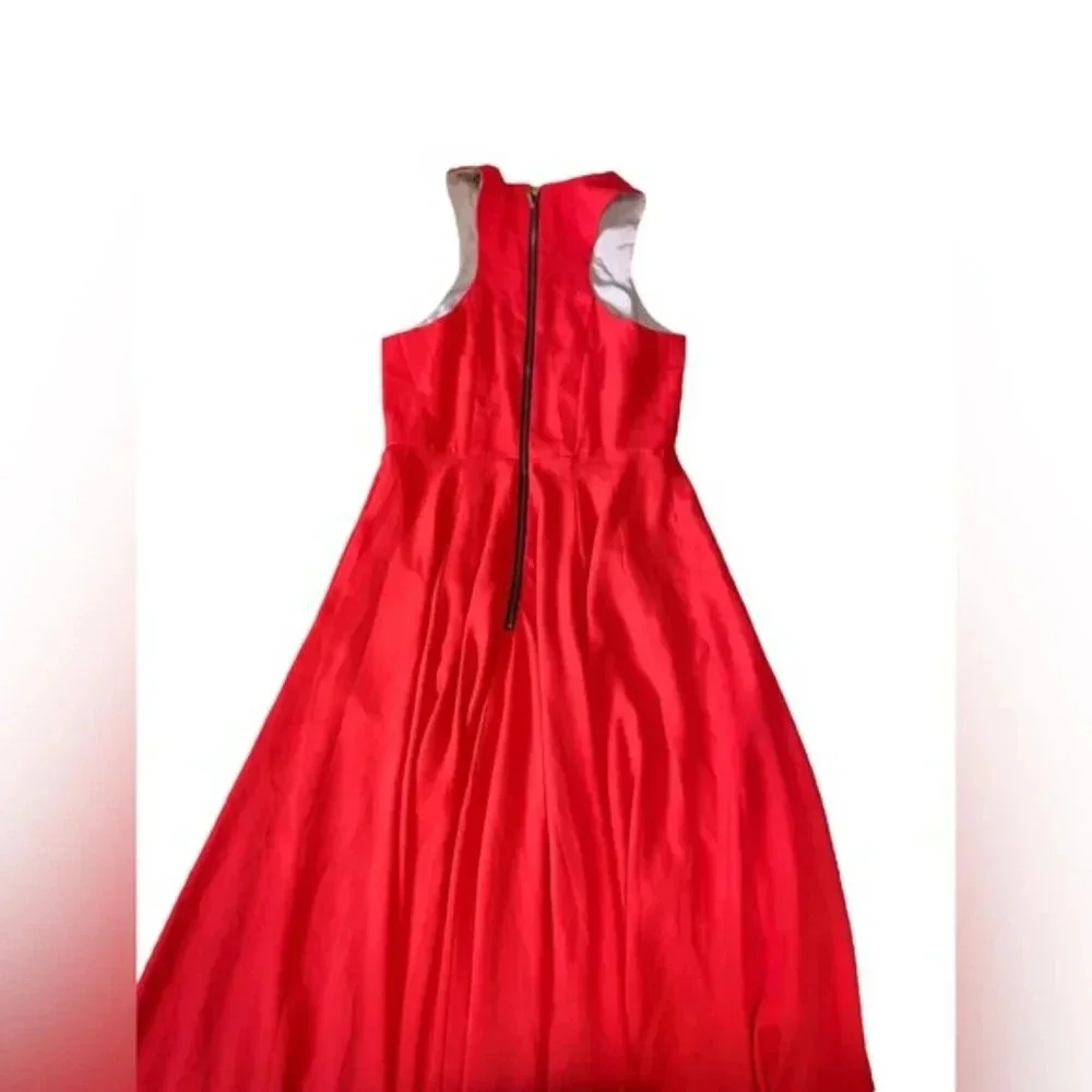 Naven Halter Sleeveless Red Maxi Dress - Picture 2 of 7